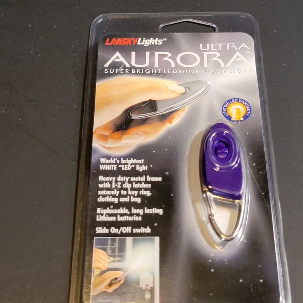 Lansky Lights Ultra Aurora Mini Flashlight Purple